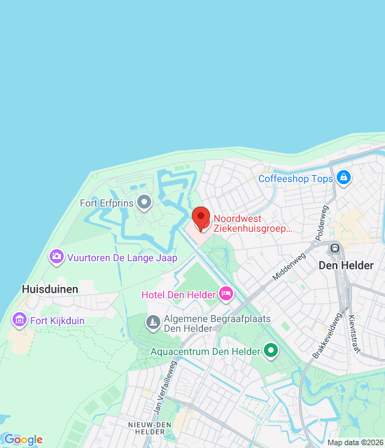 Google maps afbeelding voor Huisartsenspoedpost Den Helder