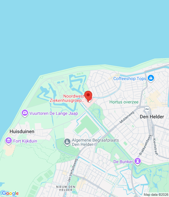 Google maps afbeelding voor Spoedapotheek Den Helder
